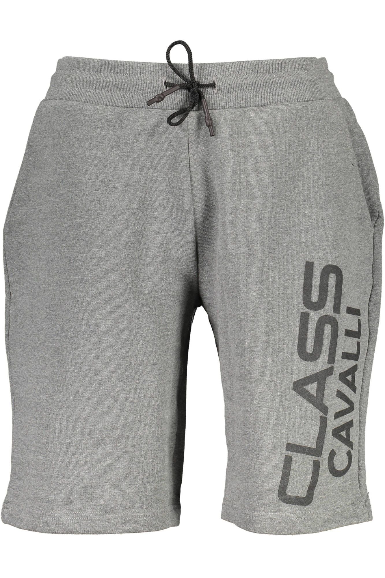 Elite Gray Cotton Sports Shorts