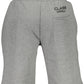 Chic Sporty Gray Shorts with Contrasting Accents