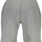 Elite Gray Cotton Sports Shorts