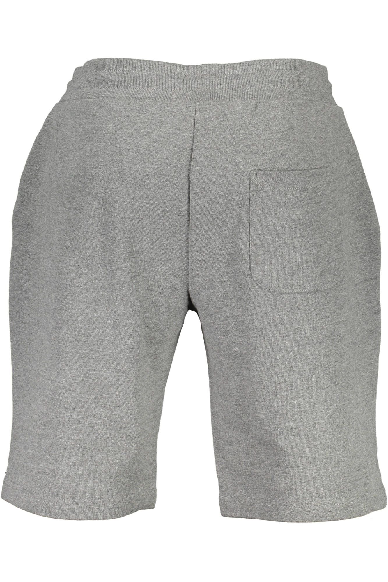 Elite Gray Cotton Sports Shorts