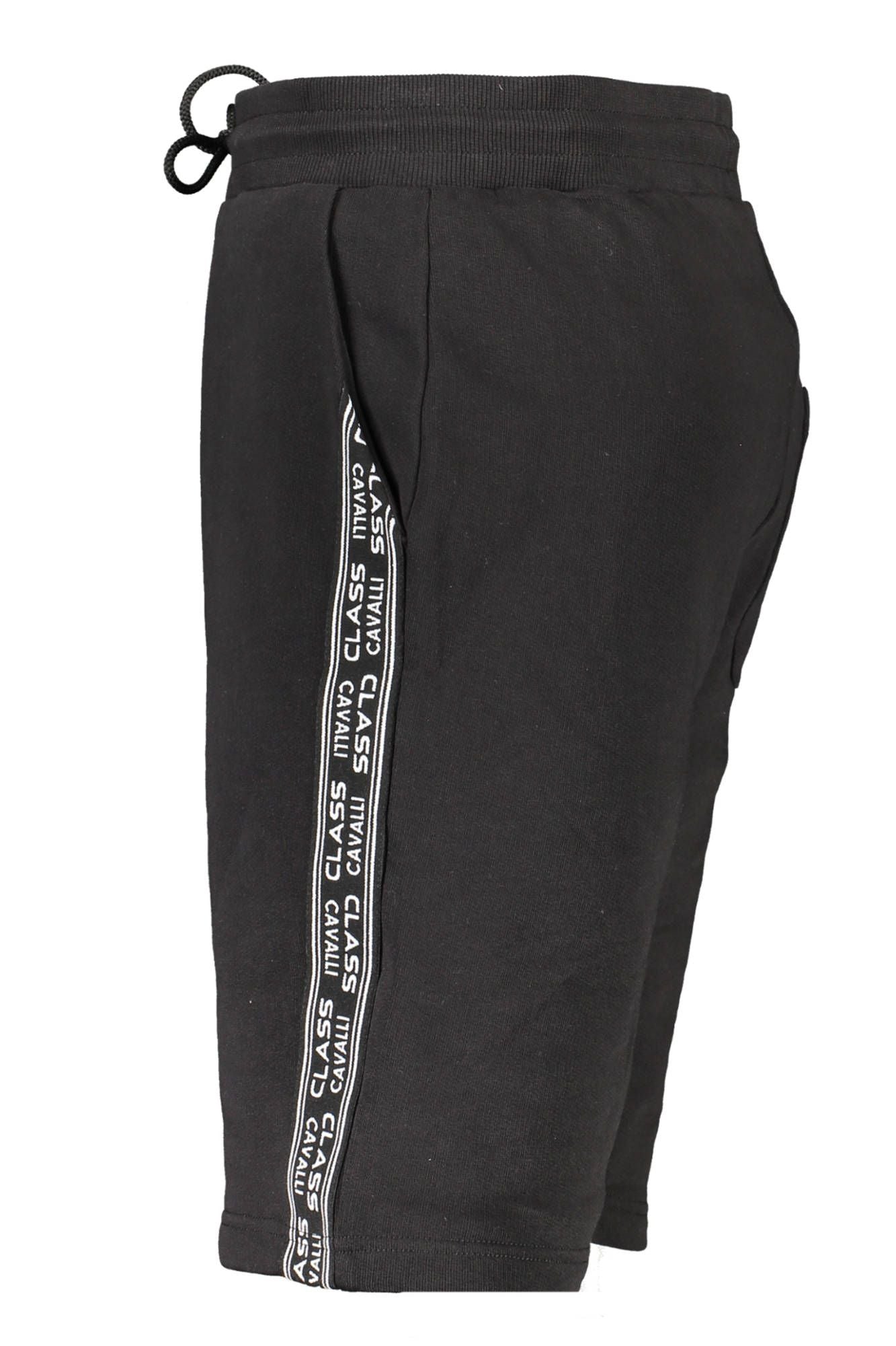 Sleek Sporty Short Trousers with Contrasting Accents