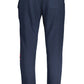 Elegant Brushed Sporty Trousers with Ankle Cuffs