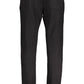 Sleek Black Sporty Embroidered Trousers