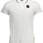 Elegant White Contrast Detail Polo Shirt