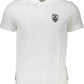 Chic White Embroidered Polo for Men