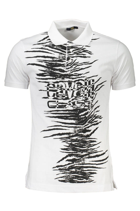 Elegant White Short-Sleeved Polo - Regular Fit
