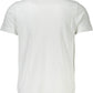 Elegant White Embroidered Polo Shirt