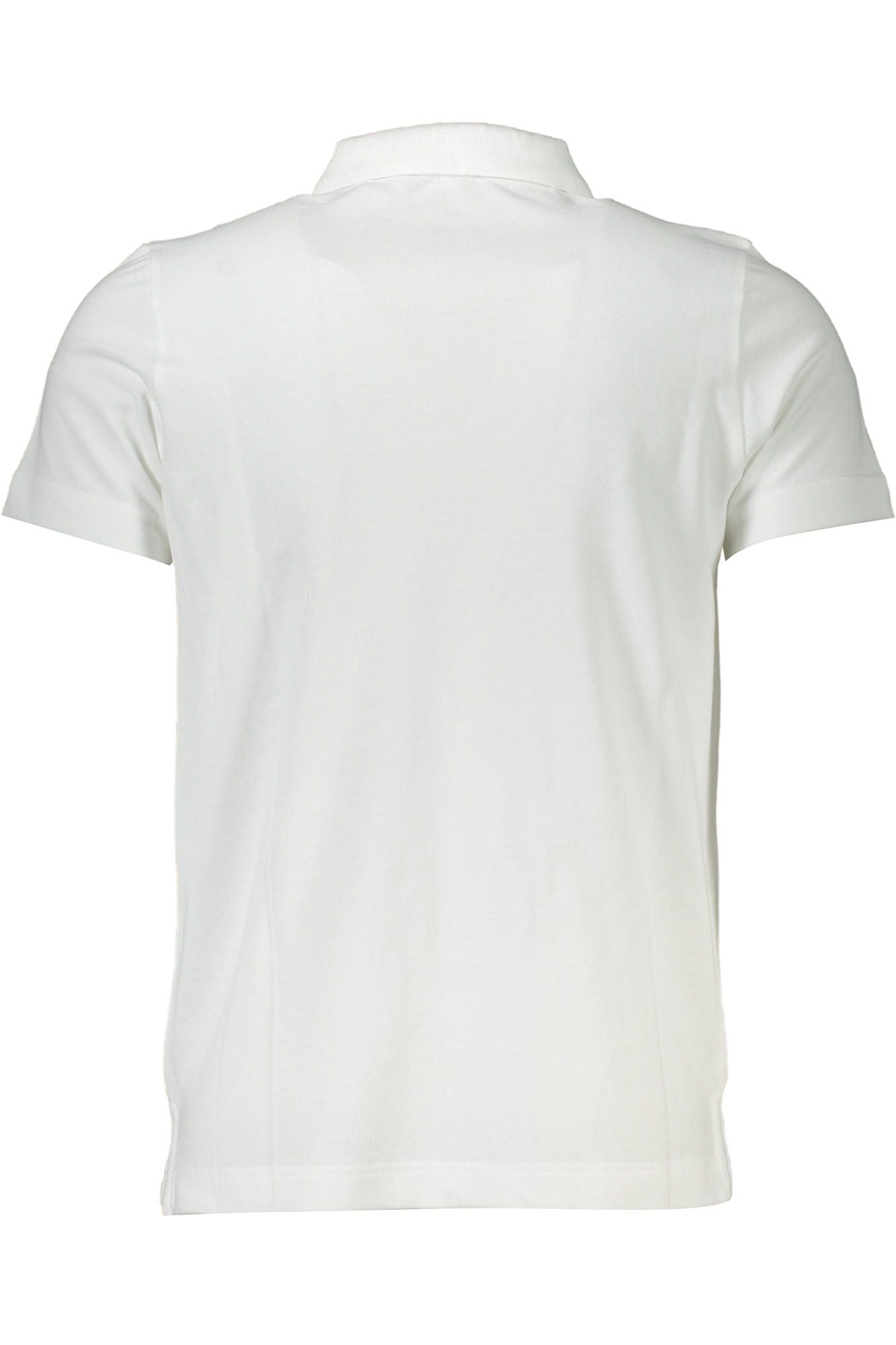 Elegant White Embroidered Polo Shirt
