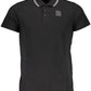 Chic Contrasting Short-Sleeve Polo Shirt