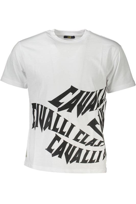 Elegant Printed White Tee with Designer Flair