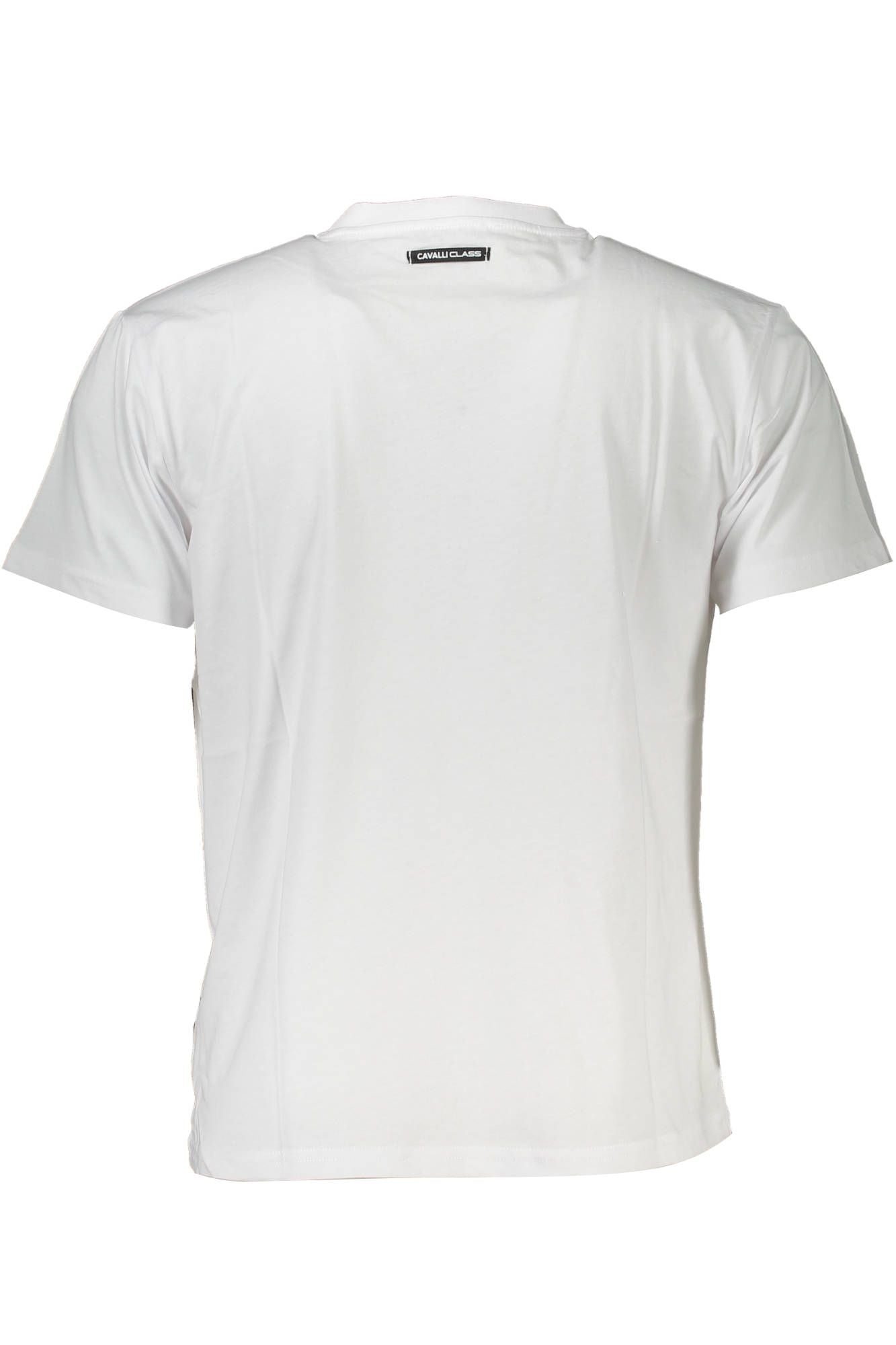 Elegant Printed White Tee with Designer Flair