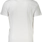 Chic White Designer Tee with Signature Print