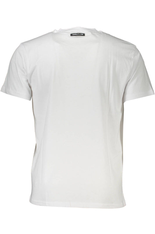 Chic White Designer Tee with Signature Print