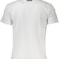 Elegant White Printed Tee with Designer Flair