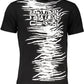Elegant Black Cotton Tee with Iconic Print