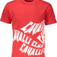 Vibrant Red Short Sleeve Luxury Tee
