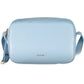 Elegant Light Blue Leather Shoulder Bag