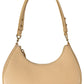 Beige Leather Chic Shoulder Bag