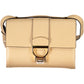 Elegant Beige Leather Shoulder Bag for Women