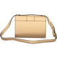 Elegant Beige Leather Shoulder Bag for Women