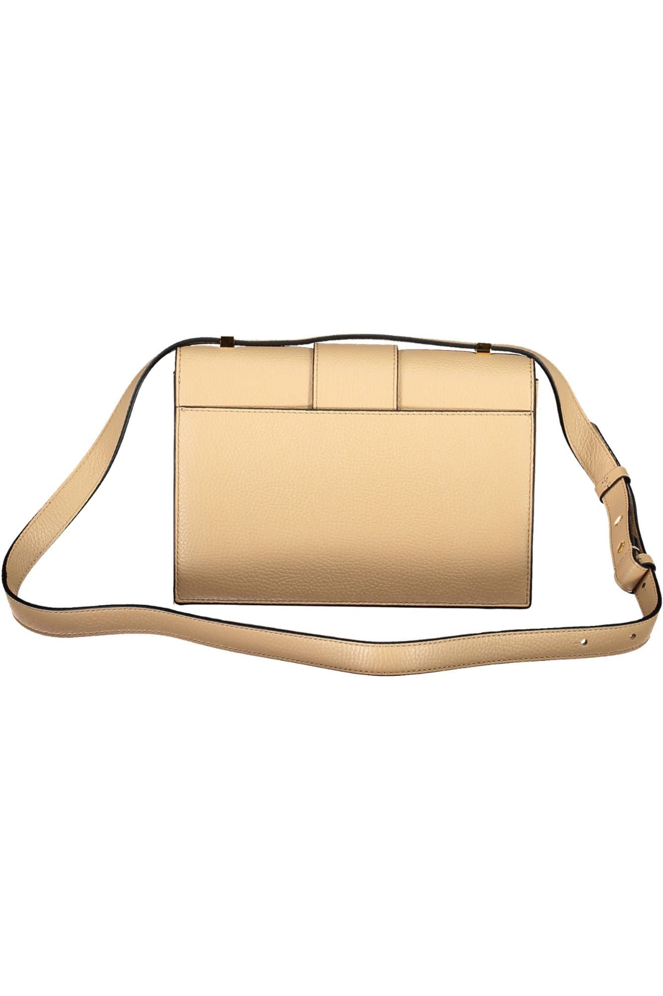 Elegant Beige Leather Shoulder Bag for Women