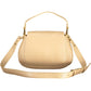 Beige Leather Elegance Shoulder Bag