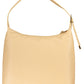 Beige Leather Elegance Shoulder Bag