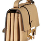 Elegant Beige Leather Shoulder Bag for Women