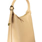 Beige Leather Elegance Shoulder Bag