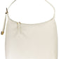 Elegant White Leather Shoulder Bag