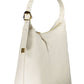 Elegant White Leather Shoulder Bag