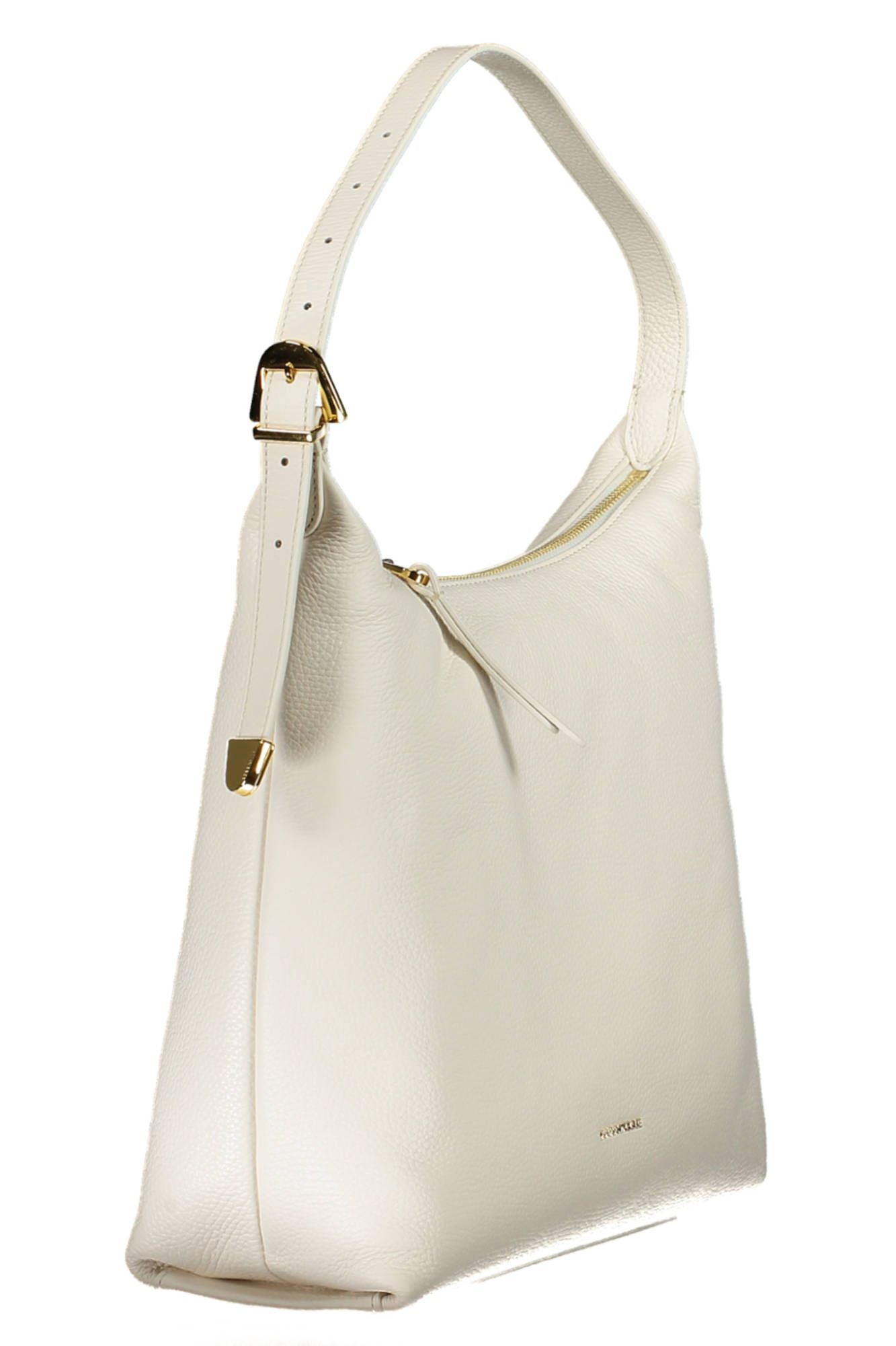 Elegant White Leather Shoulder Bag