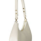 Elegant White Leather Shoulder Bag