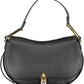 Elegant Black Leather Satchel
