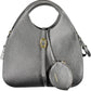 Elegant Black Leather Handbag with Coin Purse