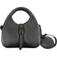 Elegant Duo-Compartment Leather Handbag