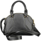 Elegant Two-Handle Black Leather Satchel