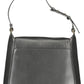 Elegant Leather Shoulder Bag with Turn Lock Closure