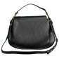 Elegant Black Leather Handbag with Versatile Strap