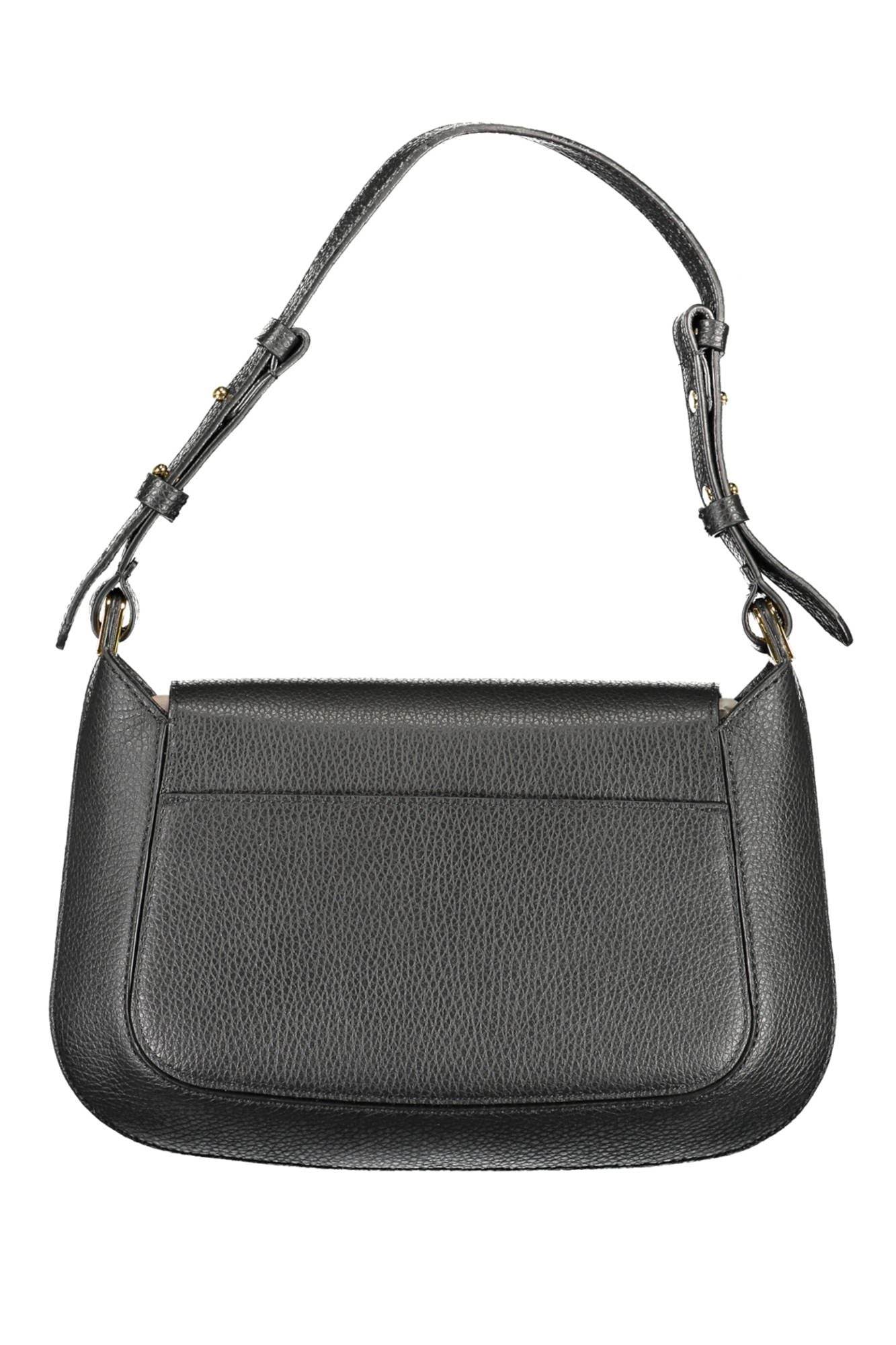 Elegant Black Leather Handbag