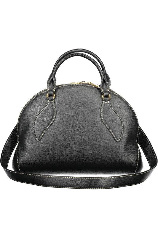 Elegant Black Leather Handbag