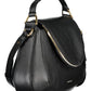 Elegant Black Leather Handbag with Versatile Strap