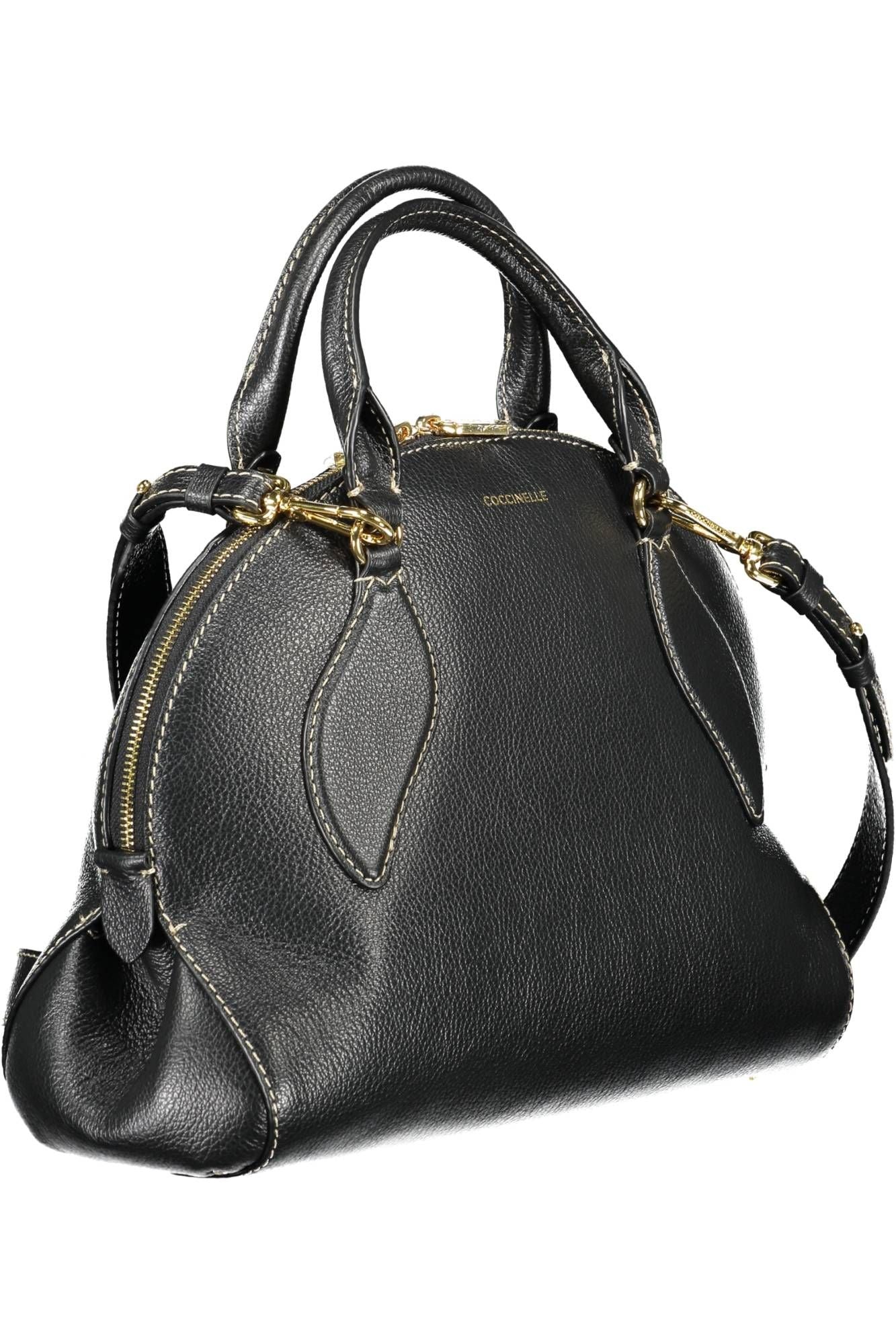 Elegant Black Leather Handbag