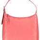 Elegant Pink Leather Shoulder Bag