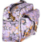 Elegant Purple Leather Shoulder Bag