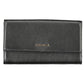 Elegant Black Leather Double-Opening Wallet