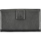 Elegant Black Leather Double-Opening Wallet