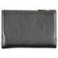 Elegant Triple-Compartment Black Leather Wallet