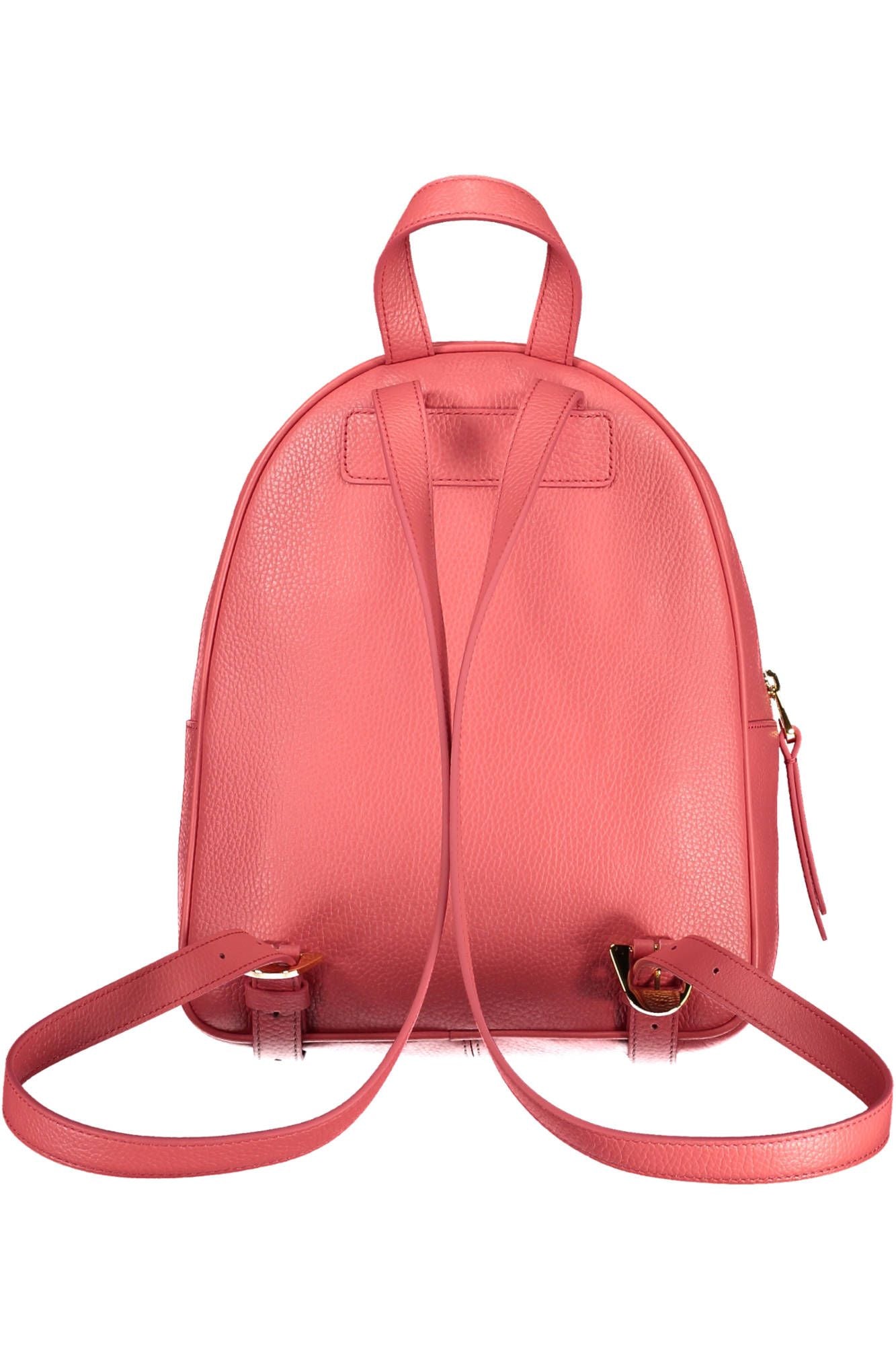 Elegant Pink Leather Backpack for Stylish Outings