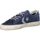 Elevate Your Step with Classic Blue Leather Sneakers